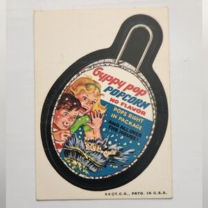 🍿Vintage 1973 Wacky Packages Sticker - Gyppy Pop (Series 2 Topps) Collectible🍿